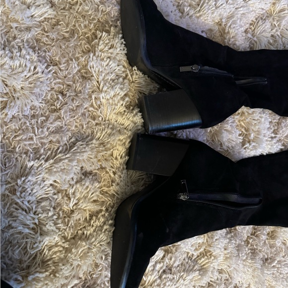 Marc Fisher black Suede over the knee boots - Picture 2 of 5